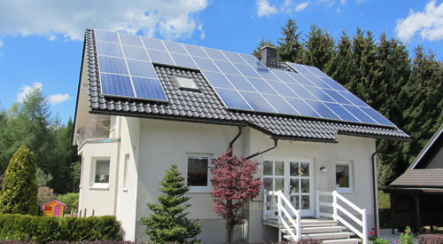 điện năng lượng mặt trời gia đình