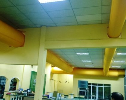DỰ ÁN NHÀ MÁY GALAXY TRADING - Ống Gió Vải FabricAir